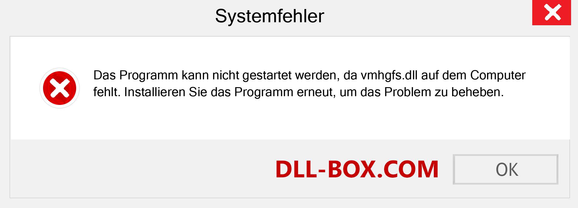 vmhgfs.dll-Datei fehlt?. Download für Windows 7, 8, 10 - Fix vmhgfs dll Missing Error unter Windows, Fotos, Bildern